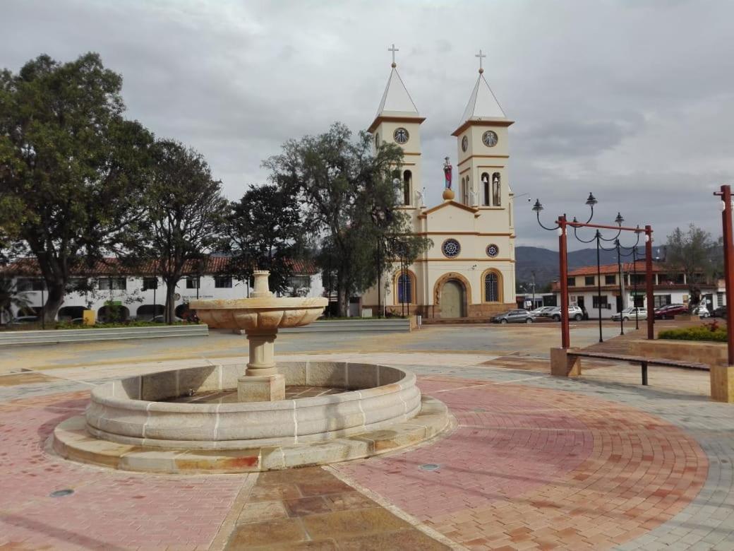 Posada Turistica Estancia Real Sutamarchán Buitenkant foto