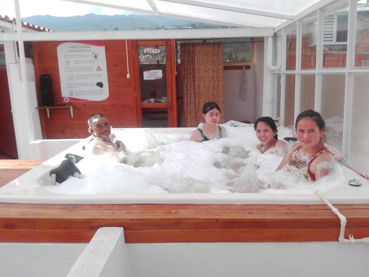 Posada Turistica Estancia Real Sutamarchán Buitenkant foto